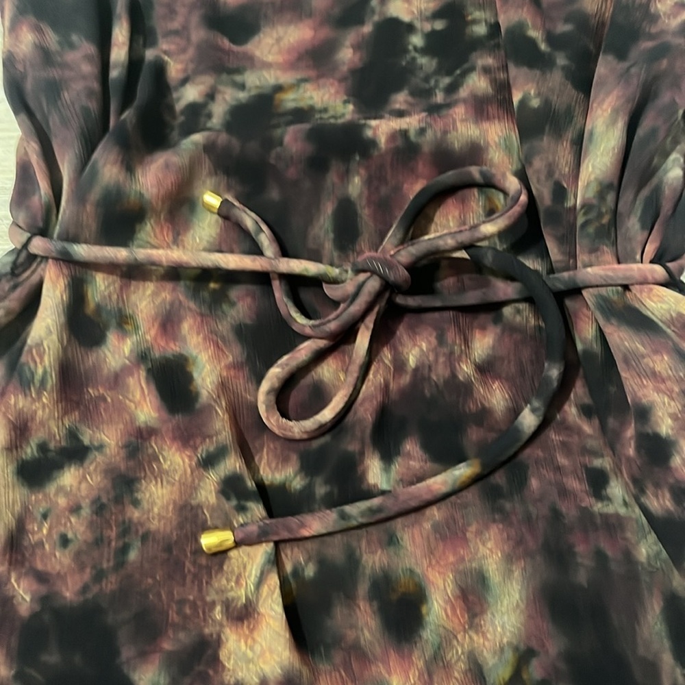 Amanda Uprichard Tie Dye High Neck Dress Size XS - Picture 2 of 9